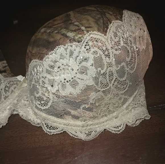 Wilderness Dreams Mossy Oak Camouflage Bra Size 36D - Picture 2 of 6